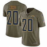 Nike Chargers 20 Desmond King Olive Salute To Service Limited Jersey Dzhi,baseball caps,new era cap wholesale,wholesale hats
